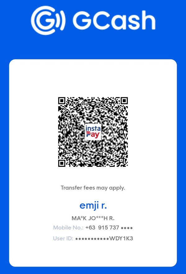 GCash QR code for emji r.